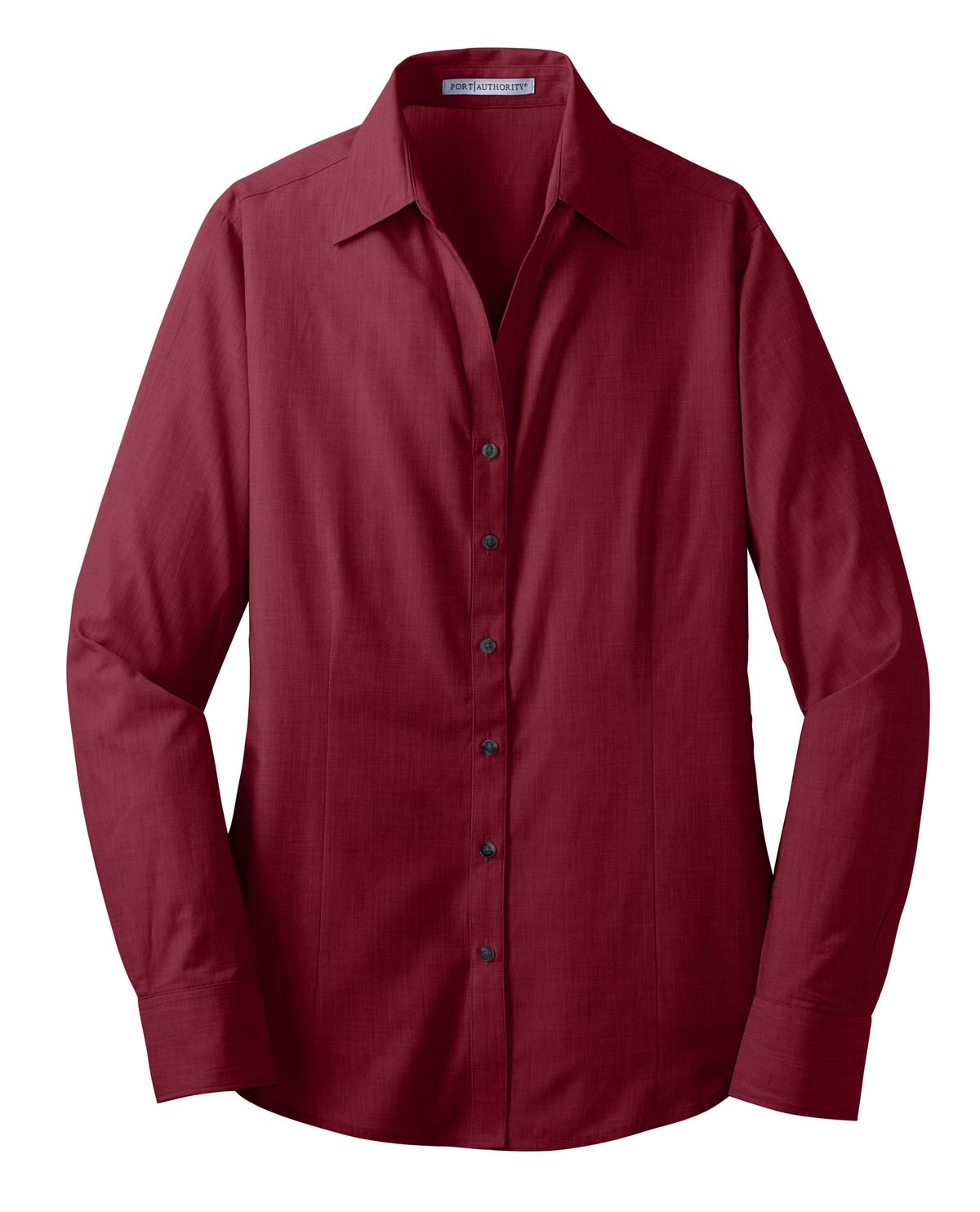 Port Authority Ladies Crosshatch Easy Care Shirt. L640