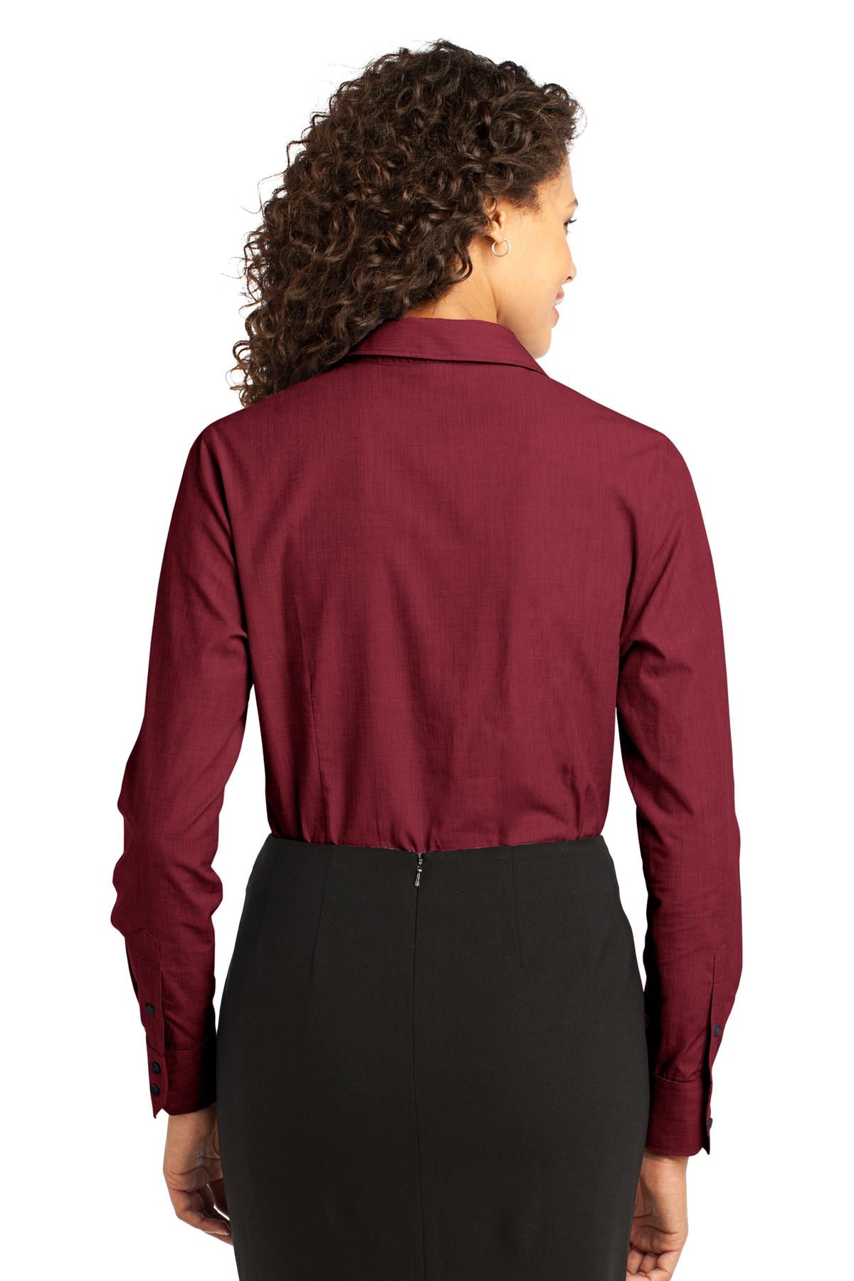 Port Authority Ladies Crosshatch Easy Care Shirt. L640