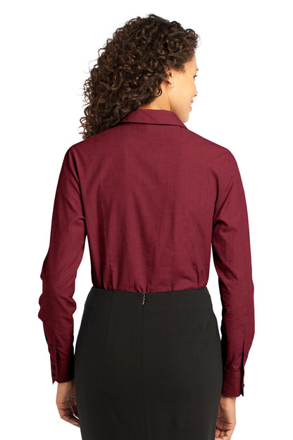 Port Authority Ladies Crosshatch Easy Care Shirt. L640