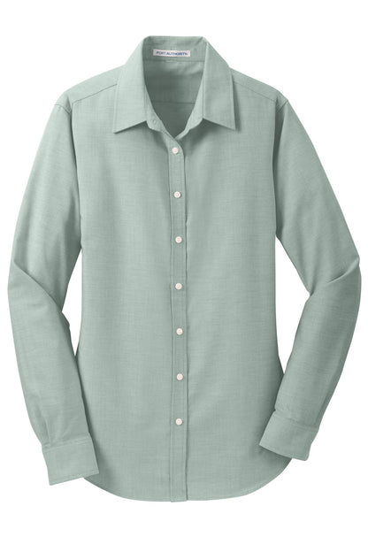 Port Authority Ladies SuperPro Oxford Shirt. L658