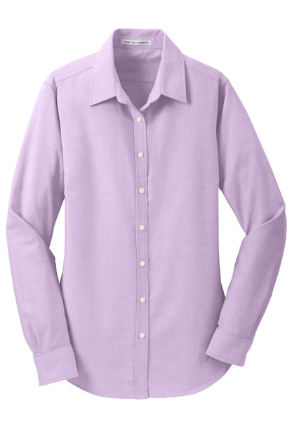 Port Authority Ladies SuperPro Oxford Shirt. L658