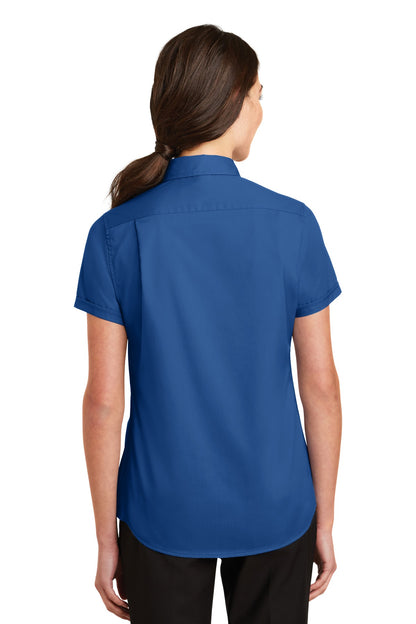 Port Authority Ladies Short Sleeve SuperPro Twill Shirt. L664