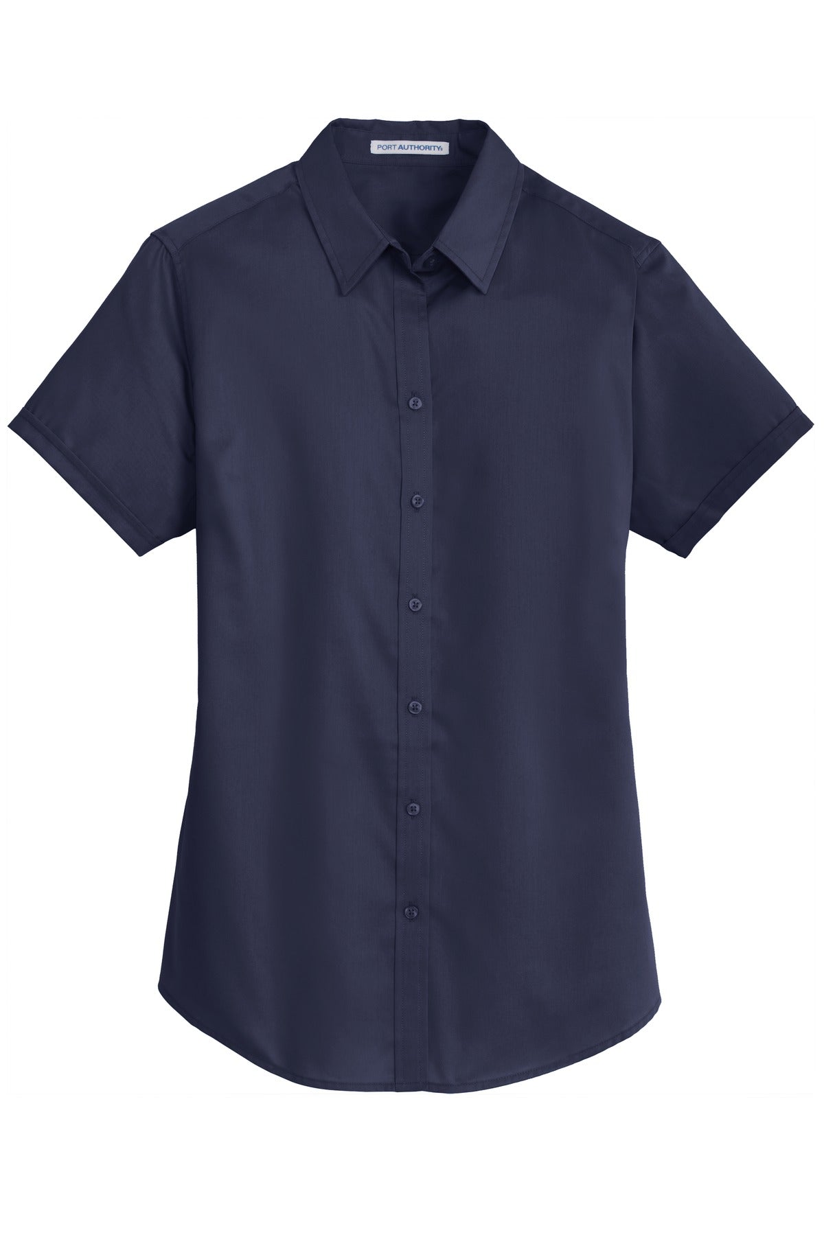 Port Authority Ladies Short Sleeve SuperPro Twill Shirt. L664