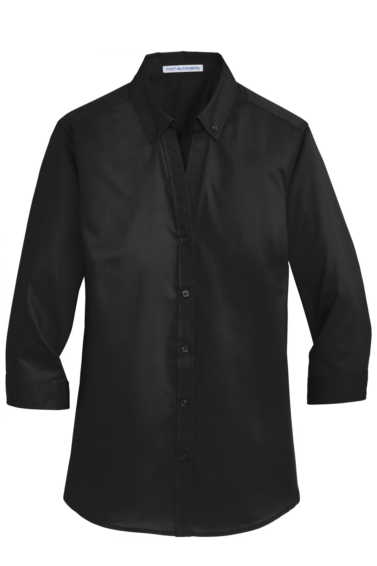 Port Authority Ladies 3/4-Sleeve SuperPro Twill Shirt. L665