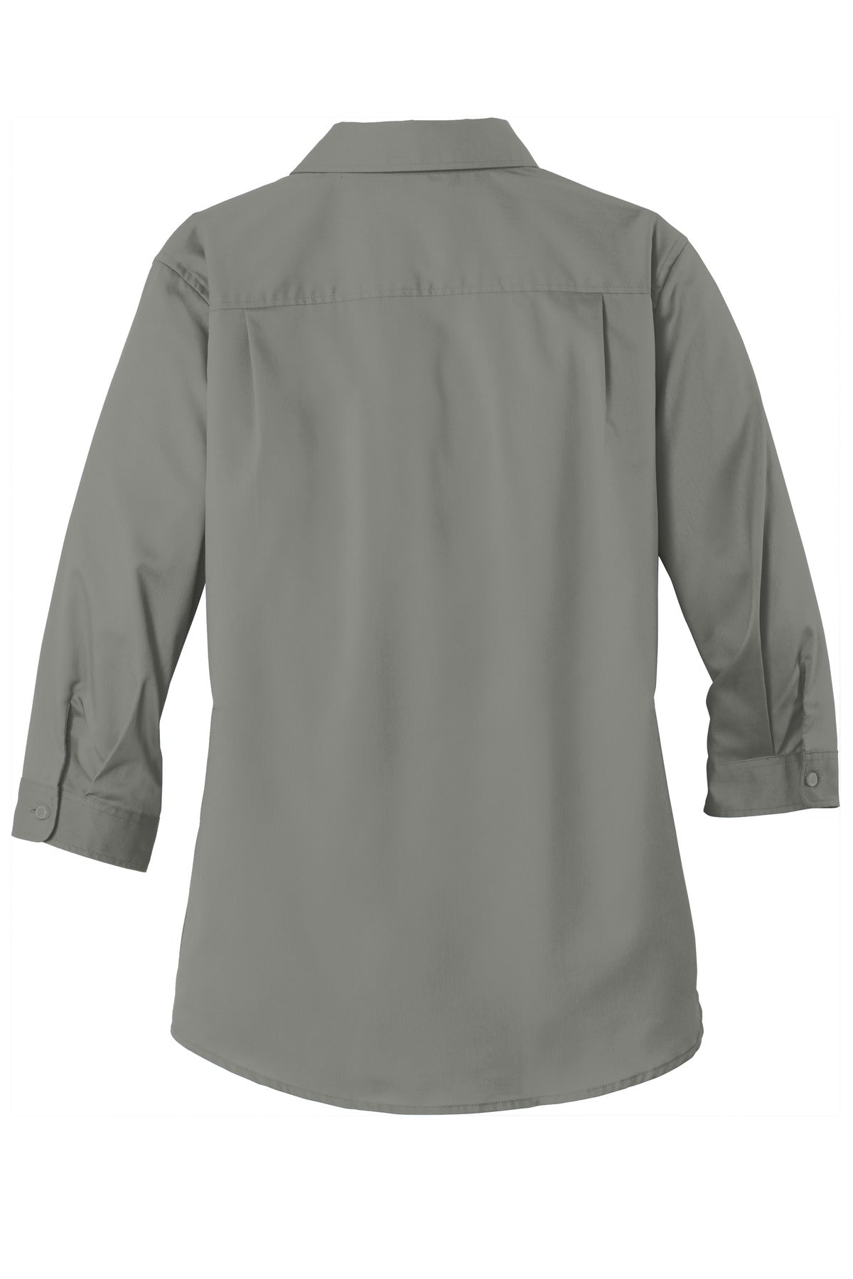 Port Authority Ladies 3/4-Sleeve SuperPro Twill Shirt. L665