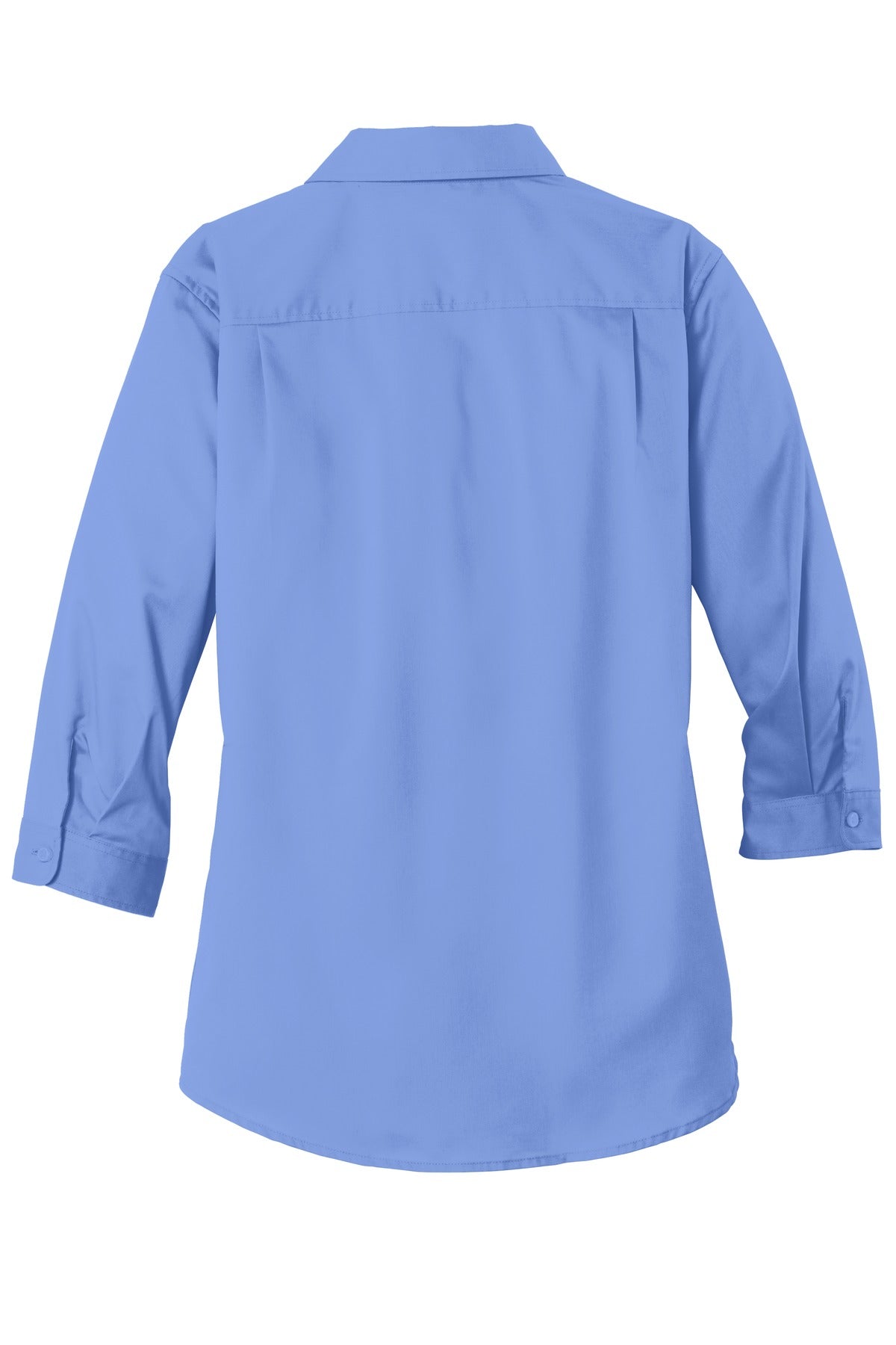 Port Authority Ladies 3/4-Sleeve SuperPro Twill Shirt. L665