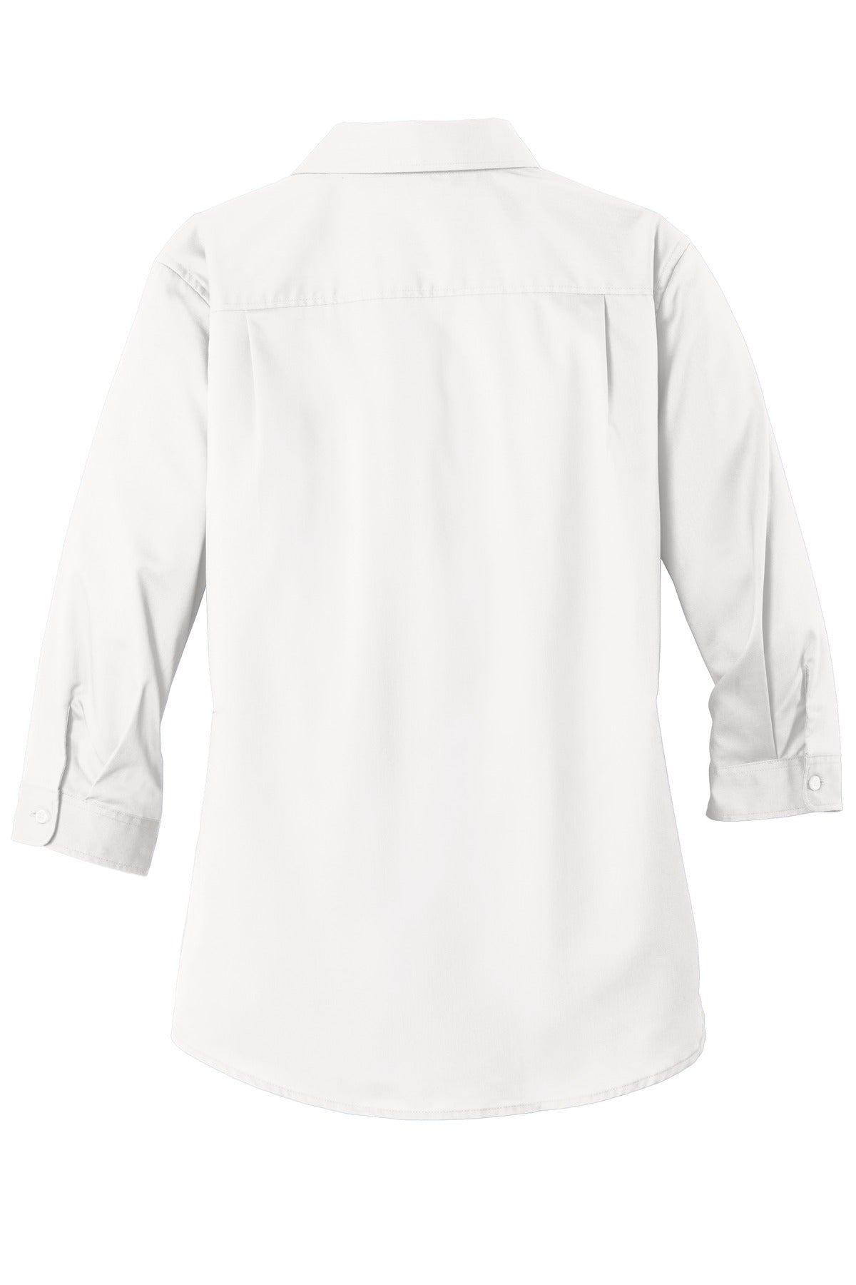 Port Authority Ladies 3/4-Sleeve SuperPro Twill Shirt. L665