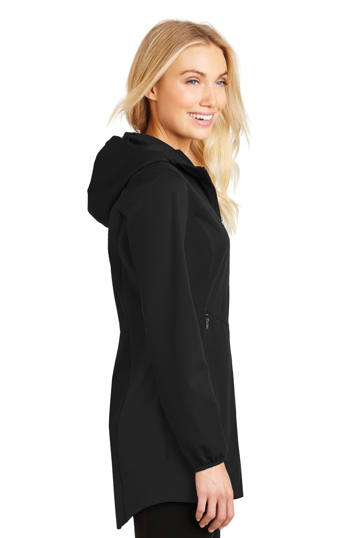 Port Authority Ladies Active Hooded Soft Shell Jacket. L719