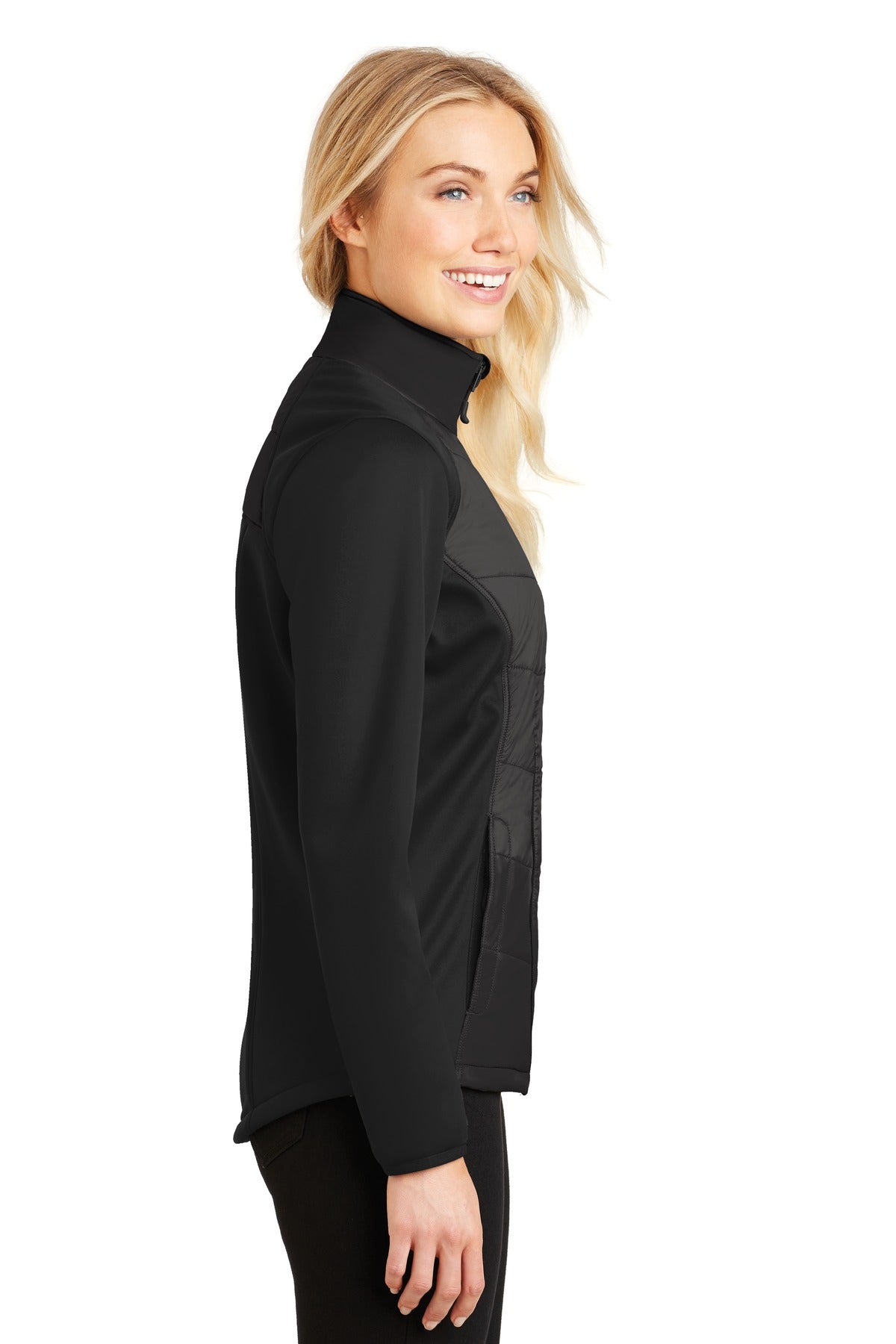 Port Authority Ladies Hybrid Soft Shell Jacket. L787