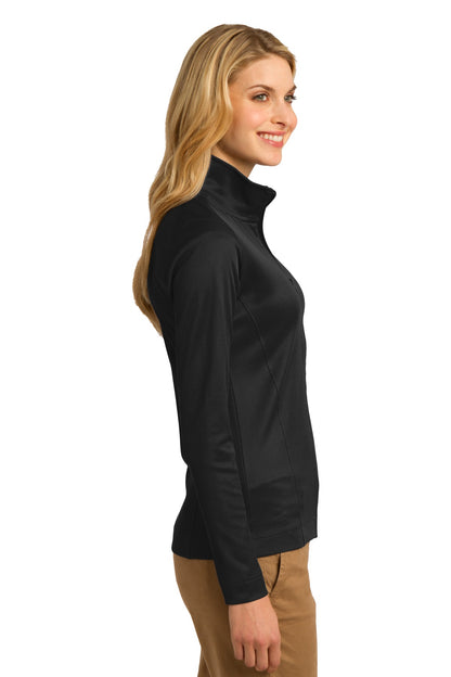 Port Authority Ladies Vertical Texture Full-Zip Jacket. L805
