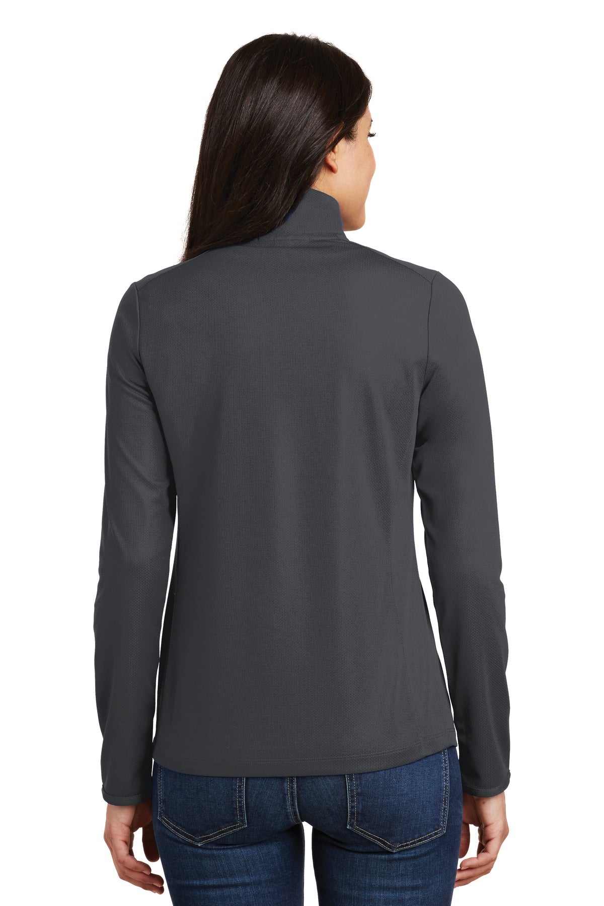 Port Authority Ladies Pinpoint Mesh 1/2-Zip . L806