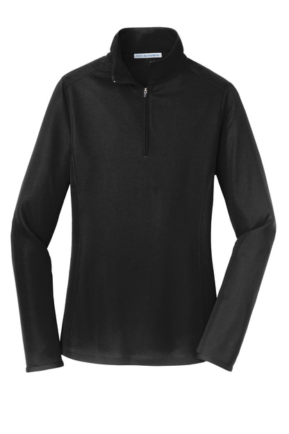 Port Authority Ladies Pinpoint Mesh 1/2-Zip . L806
