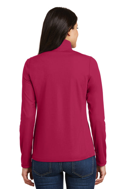 Port Authority Ladies Pinpoint Mesh 1/2-Zip . L806
