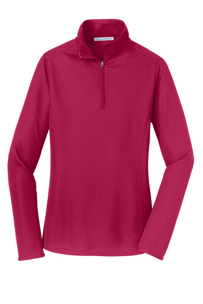 Port Authority Ladies Pinpoint Mesh 1/2-Zip . L806