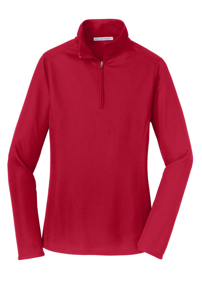 Port Authority Ladies Pinpoint Mesh 1/2-Zip . L806