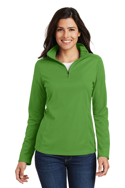 Port Authority Ladies Pinpoint Mesh 1/2-Zip . L806