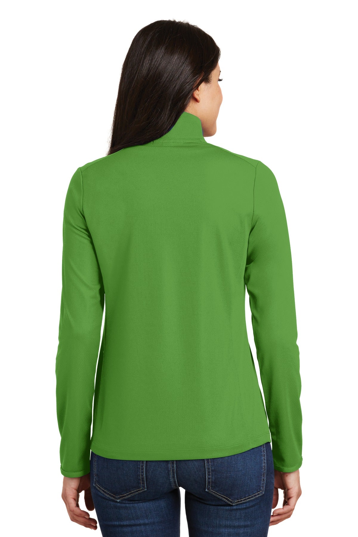 Port Authority Ladies Pinpoint Mesh 1/2-Zip . L806