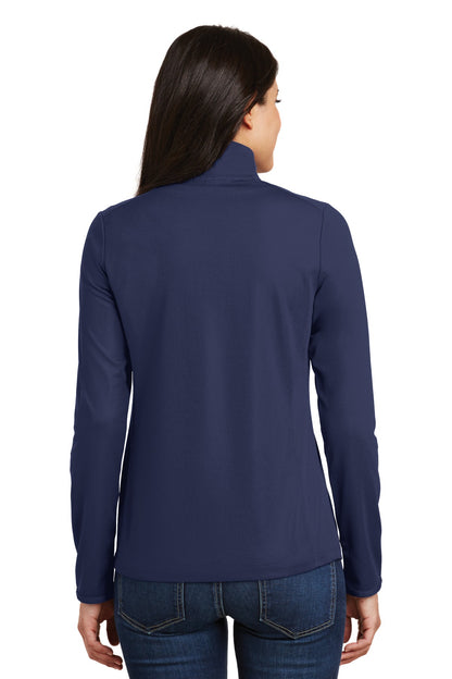 Port Authority Ladies Pinpoint Mesh 1/2-Zip . L806