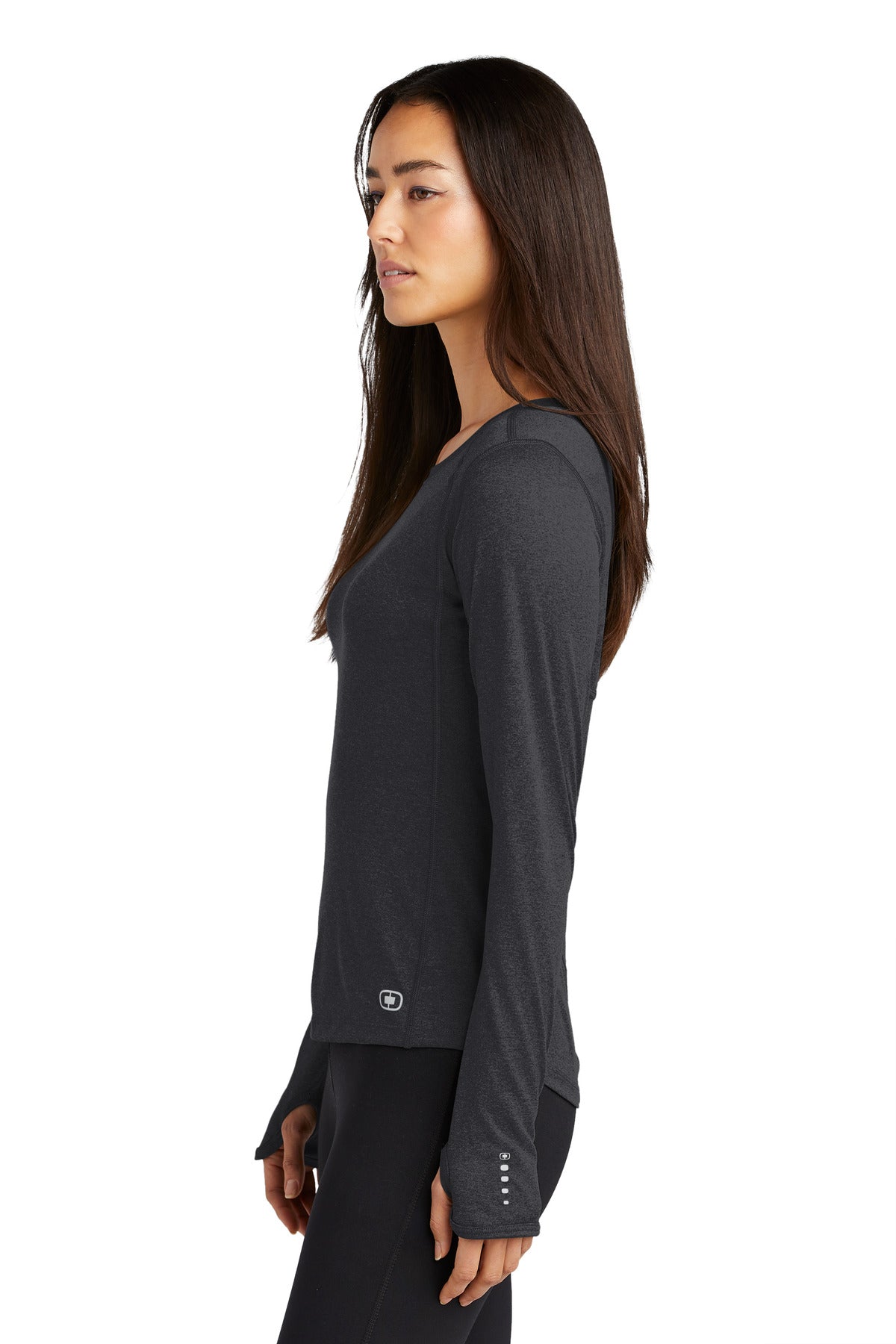 OGIO Ladies Long Sleeve Pulse Crew. LOE321