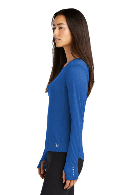 OGIO Ladies Long Sleeve Pulse Crew. LOE321