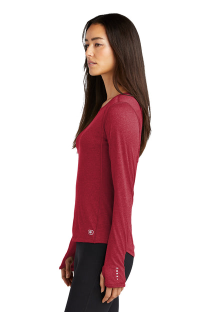 OGIO Ladies Long Sleeve Pulse Crew. LOE321
