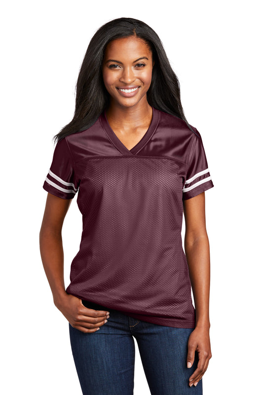 Maroon/-White