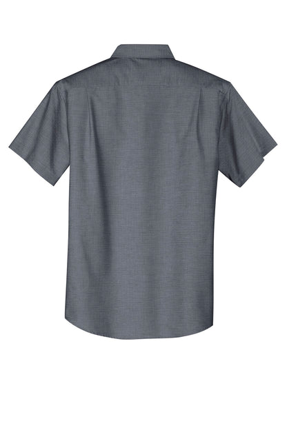 Port Authority Short Sleeve SuperPro Oxford Shirt. S659