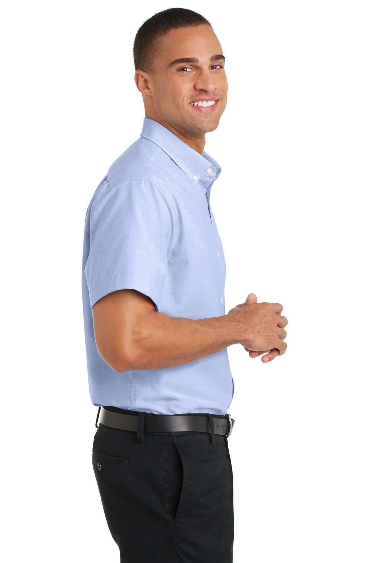 Port Authority Short Sleeve SuperPro Oxford Shirt. S659