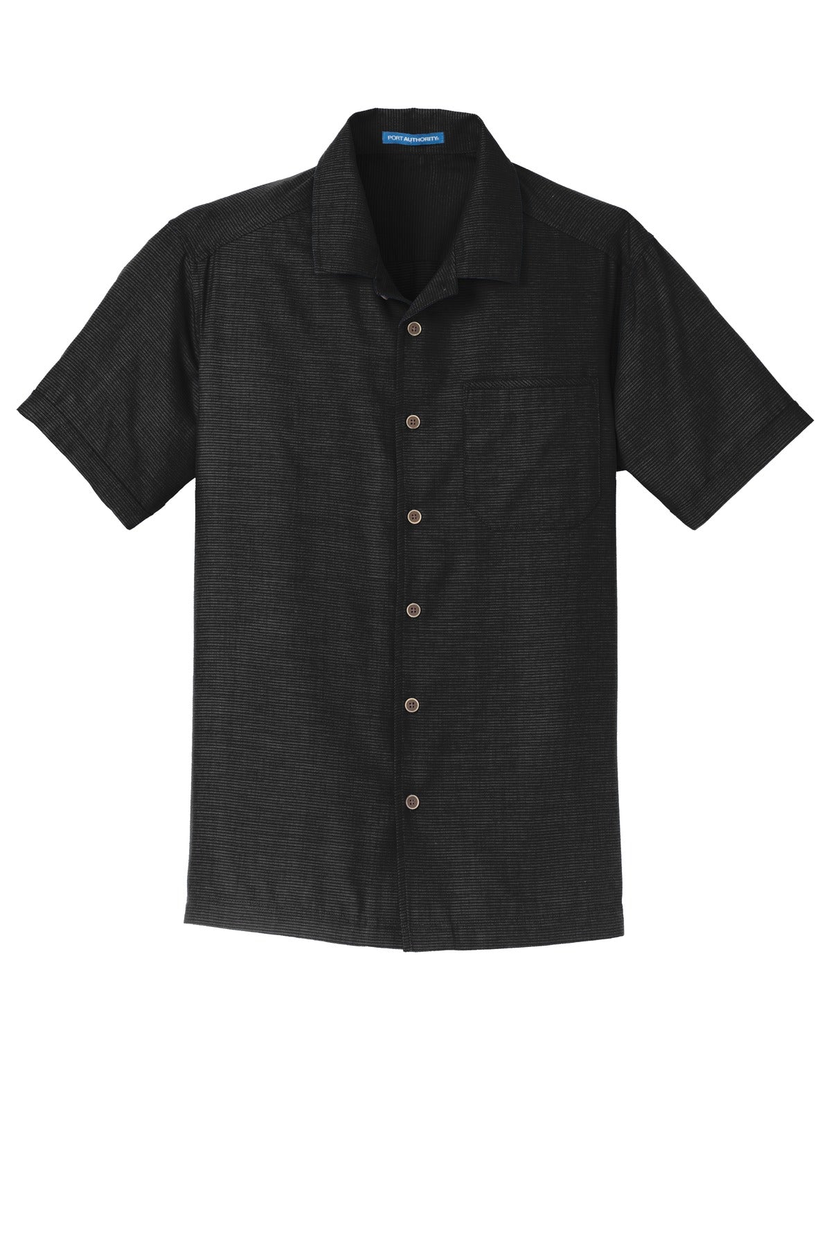 Port Authority Textured Camp Shirt. S662