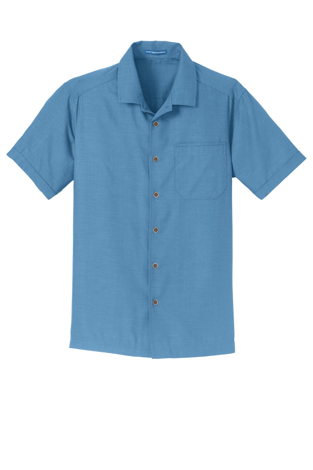 Port Authority Textured Camp Shirt. S662