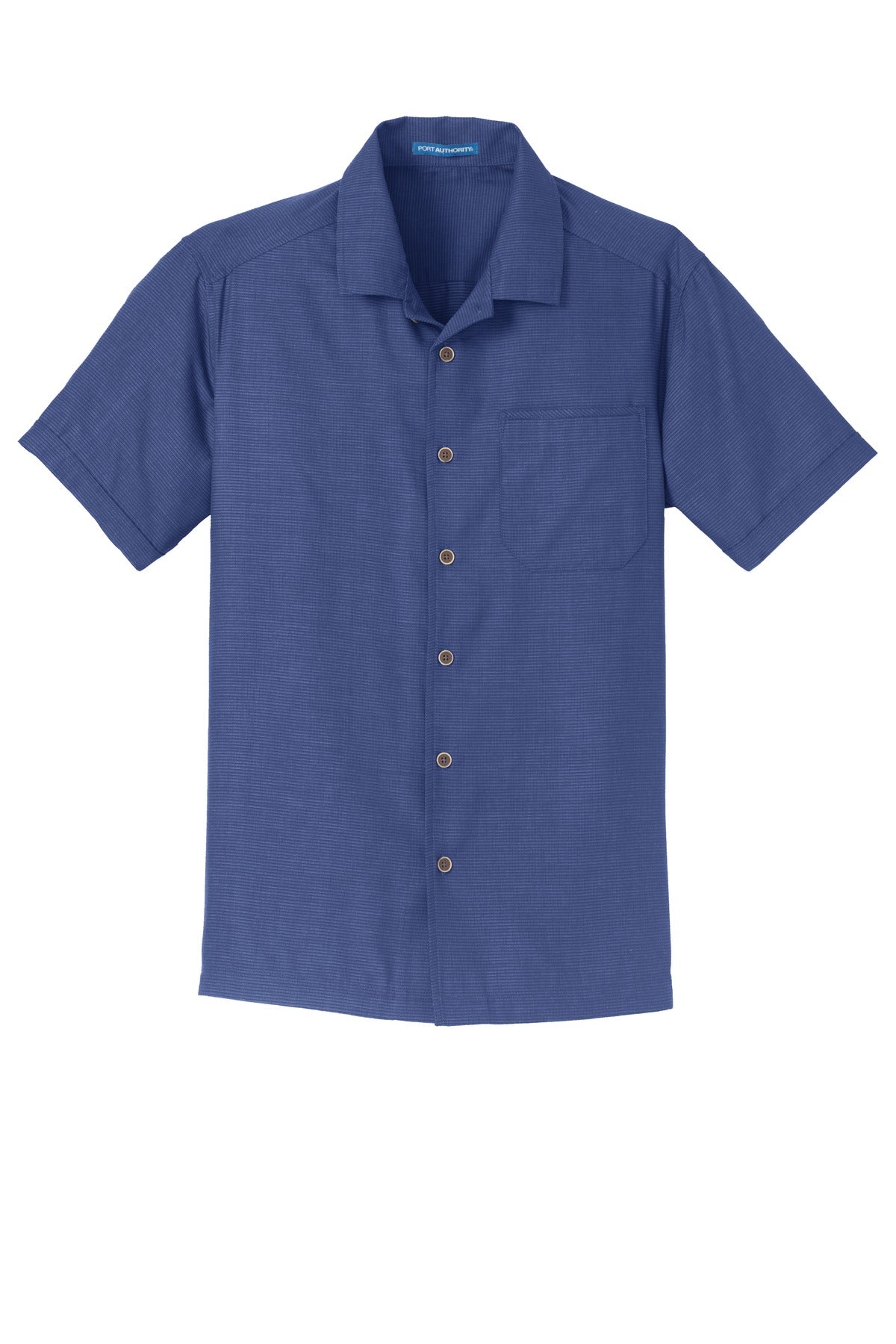 Port Authority Textured Camp Shirt. S662