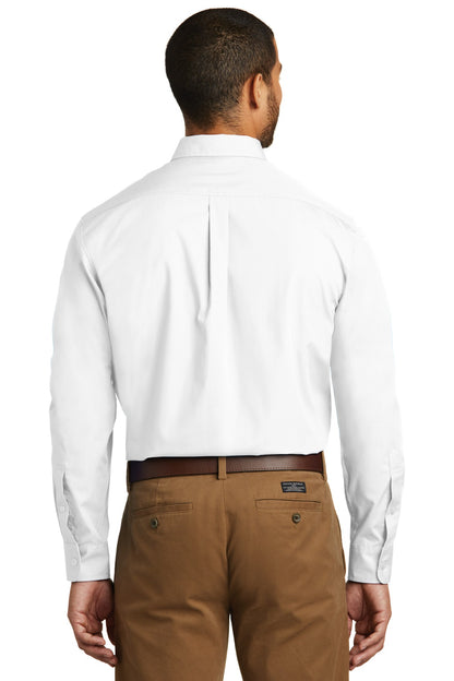 Port Authority Tall Long Sleeve Carefree Poplin Shirt. TW100