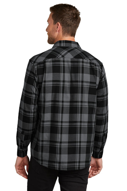 Port Authority Plaid Flannel Shirt. W668