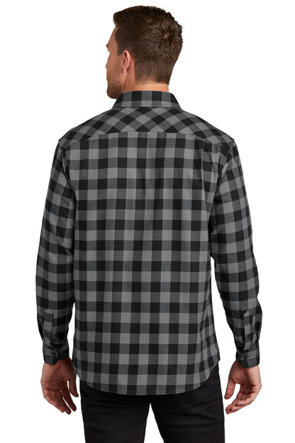 Port Authority Plaid Flannel Shirt. W668