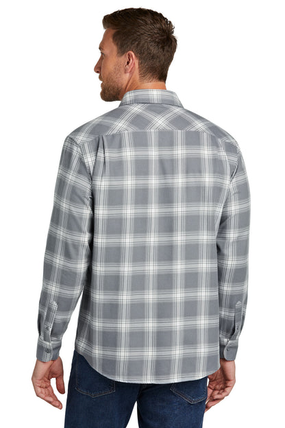 Port Authority Plaid Flannel Shirt. W668