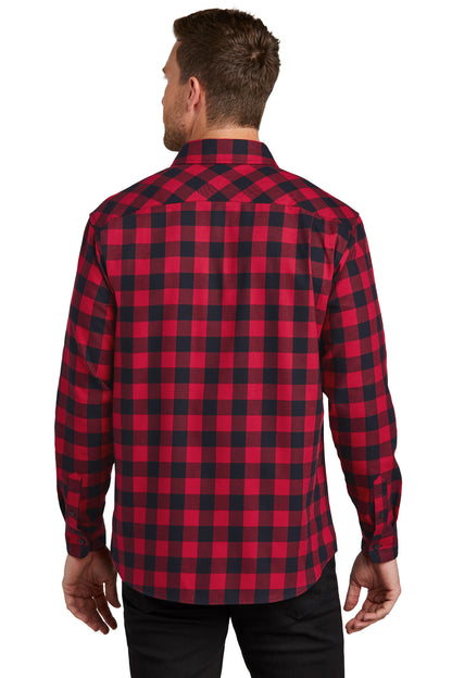 Port Authority Plaid Flannel Shirt. W668