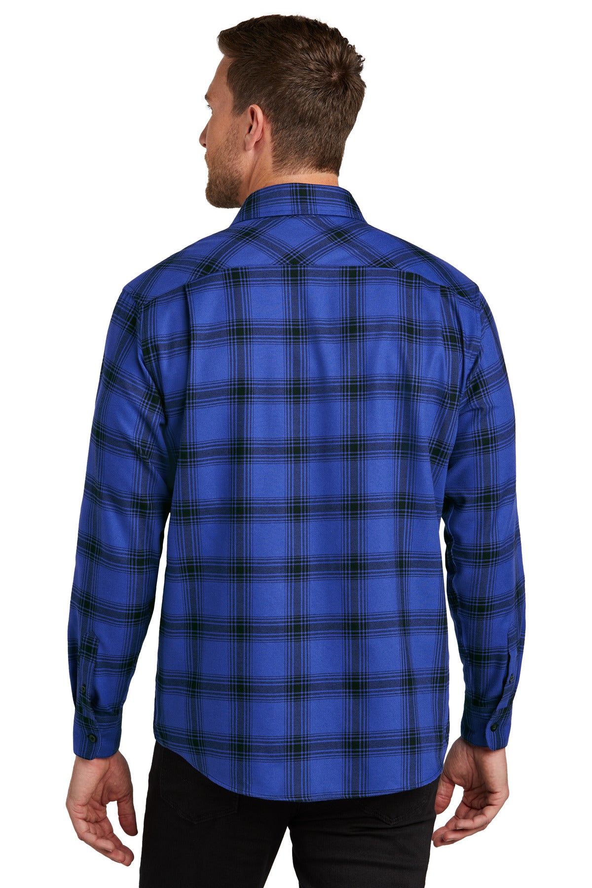 Port Authority Plaid Flannel Shirt. W668