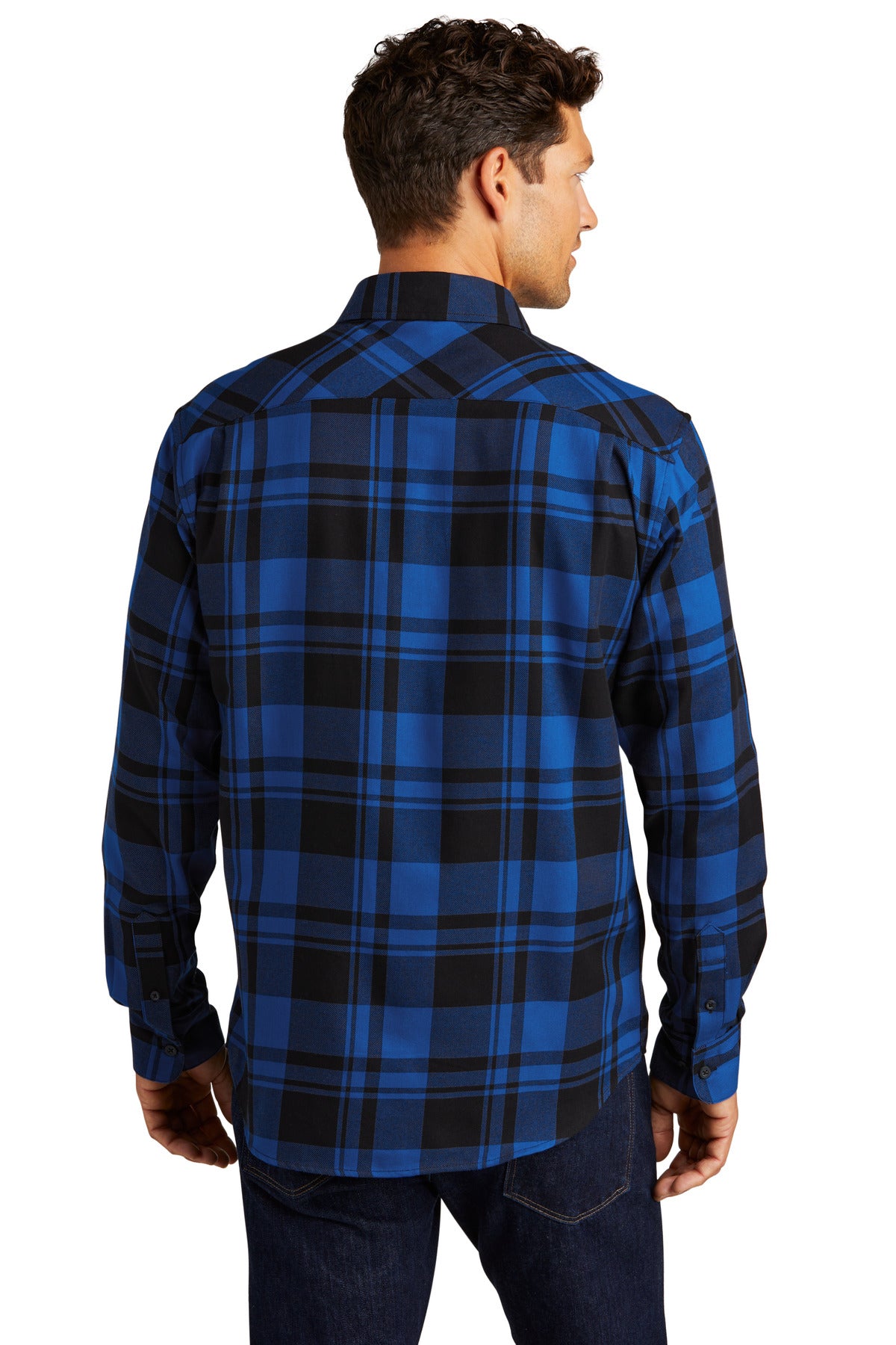 Port Authority Plaid Flannel Shirt. W668