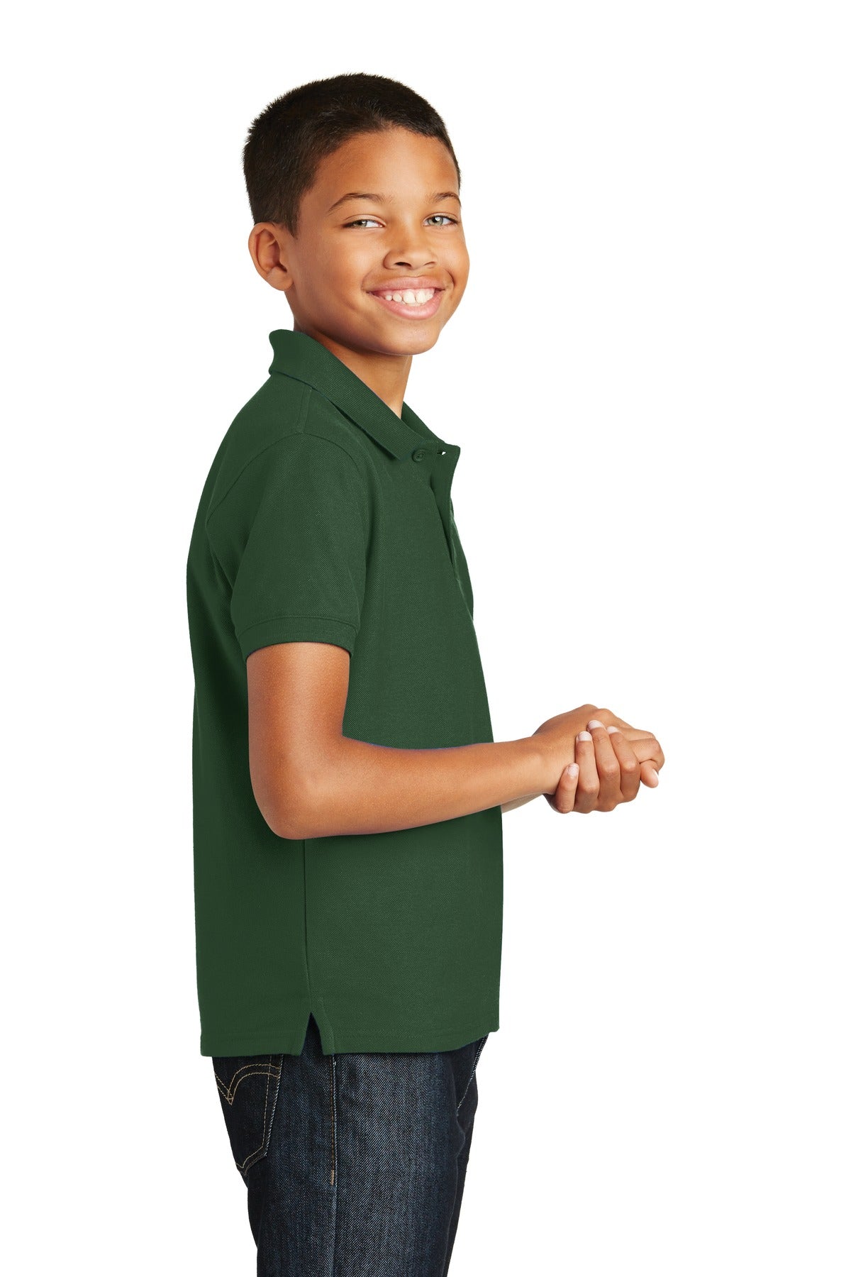 Port Authority Youth Core Classic Pique Polo. Y100