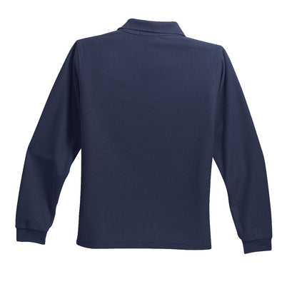 Port Authority Youth Long Sleeve Silk Touch Polo. Y500LS