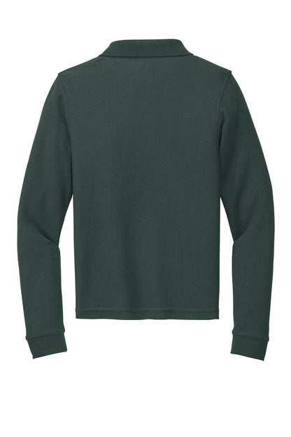 Port Authority Youth Long Sleeve Silk Touch Polo. Y500LS