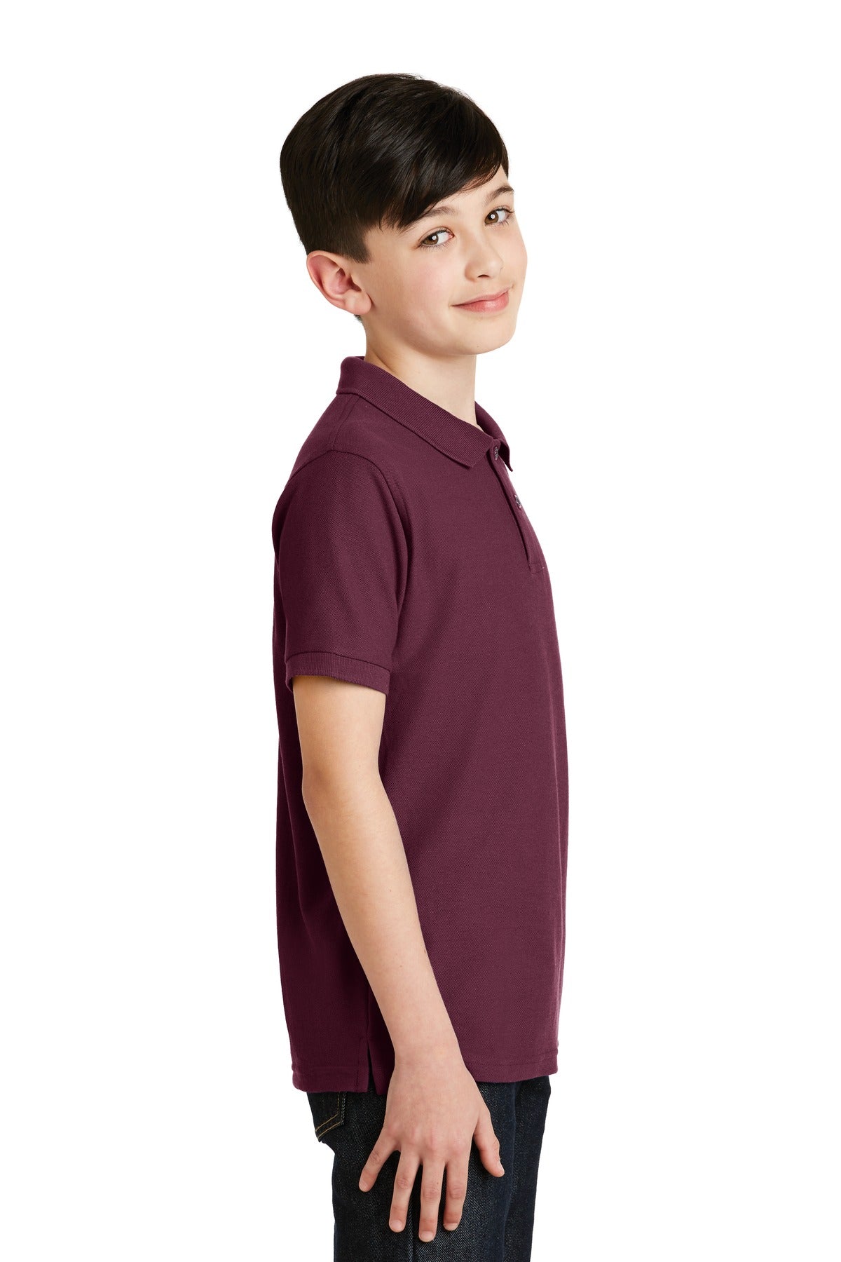 Port Authority Youth Silk Touch Polo. Y500