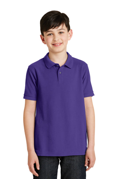 Port Authority Youth Silk Touch Polo. Y500