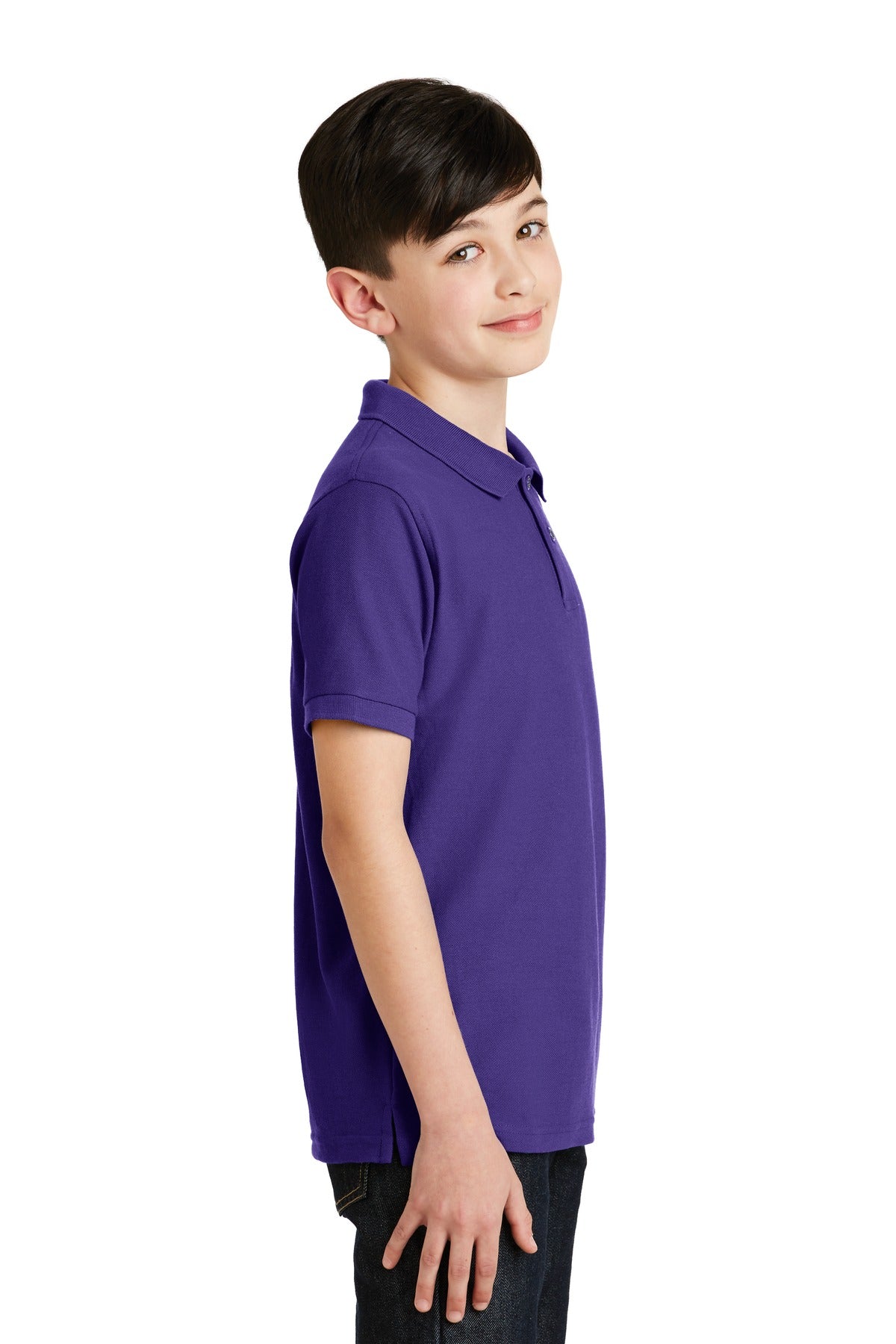 Port Authority Youth Silk Touch Polo. Y500