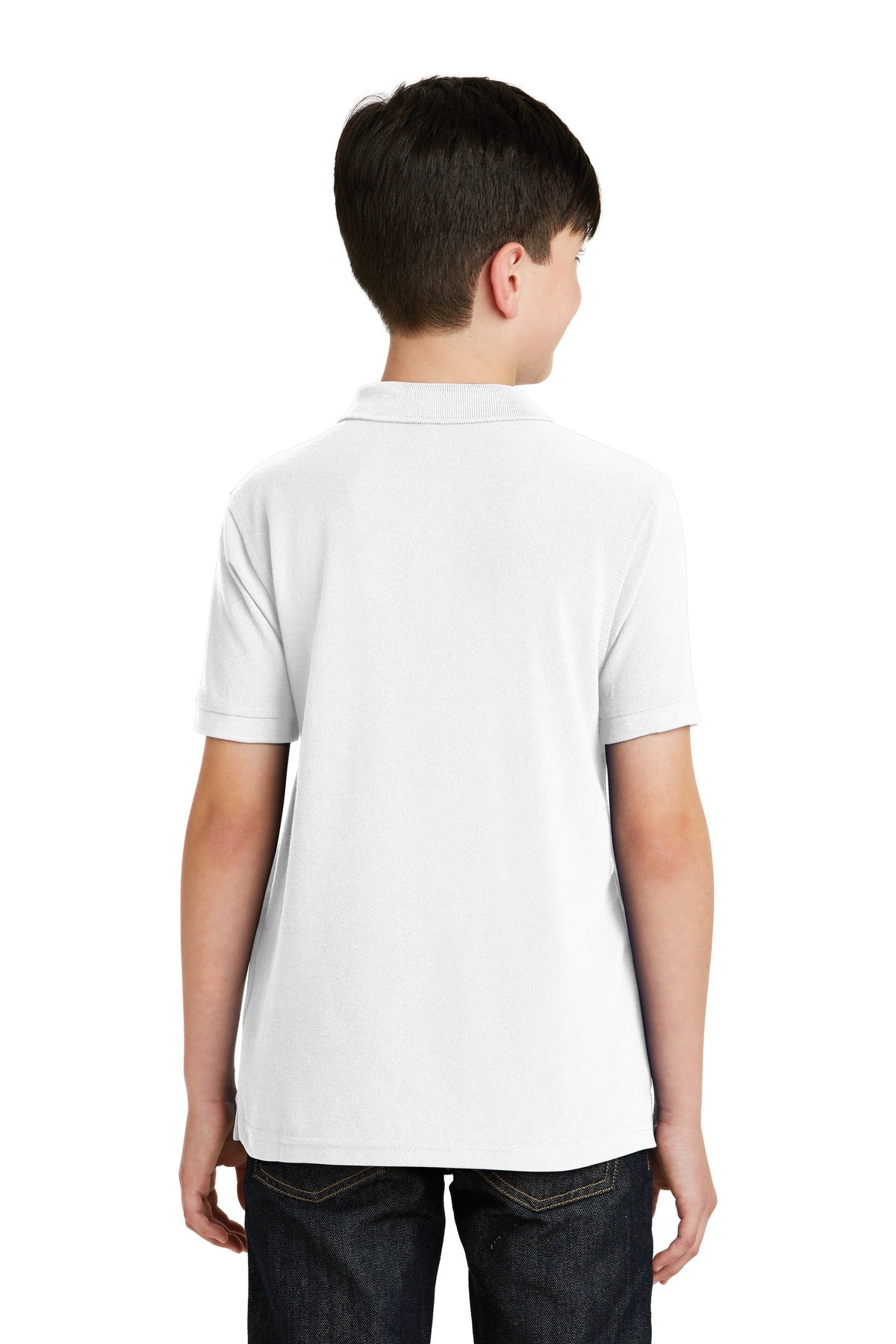 Port Authority Youth Silk Touch Polo. Y500